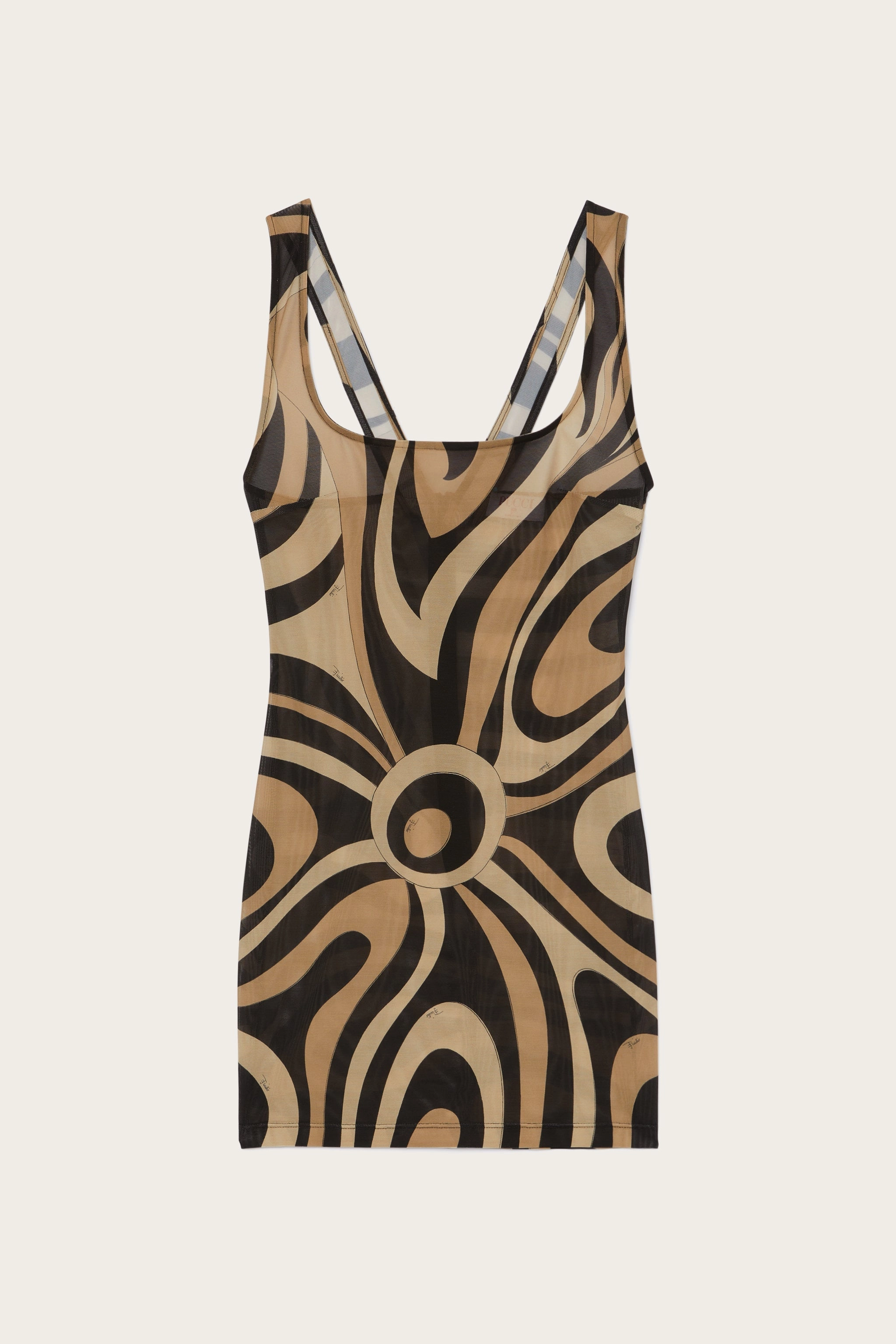 Cozy Wearable Marmo Square Neckline Mini Dress