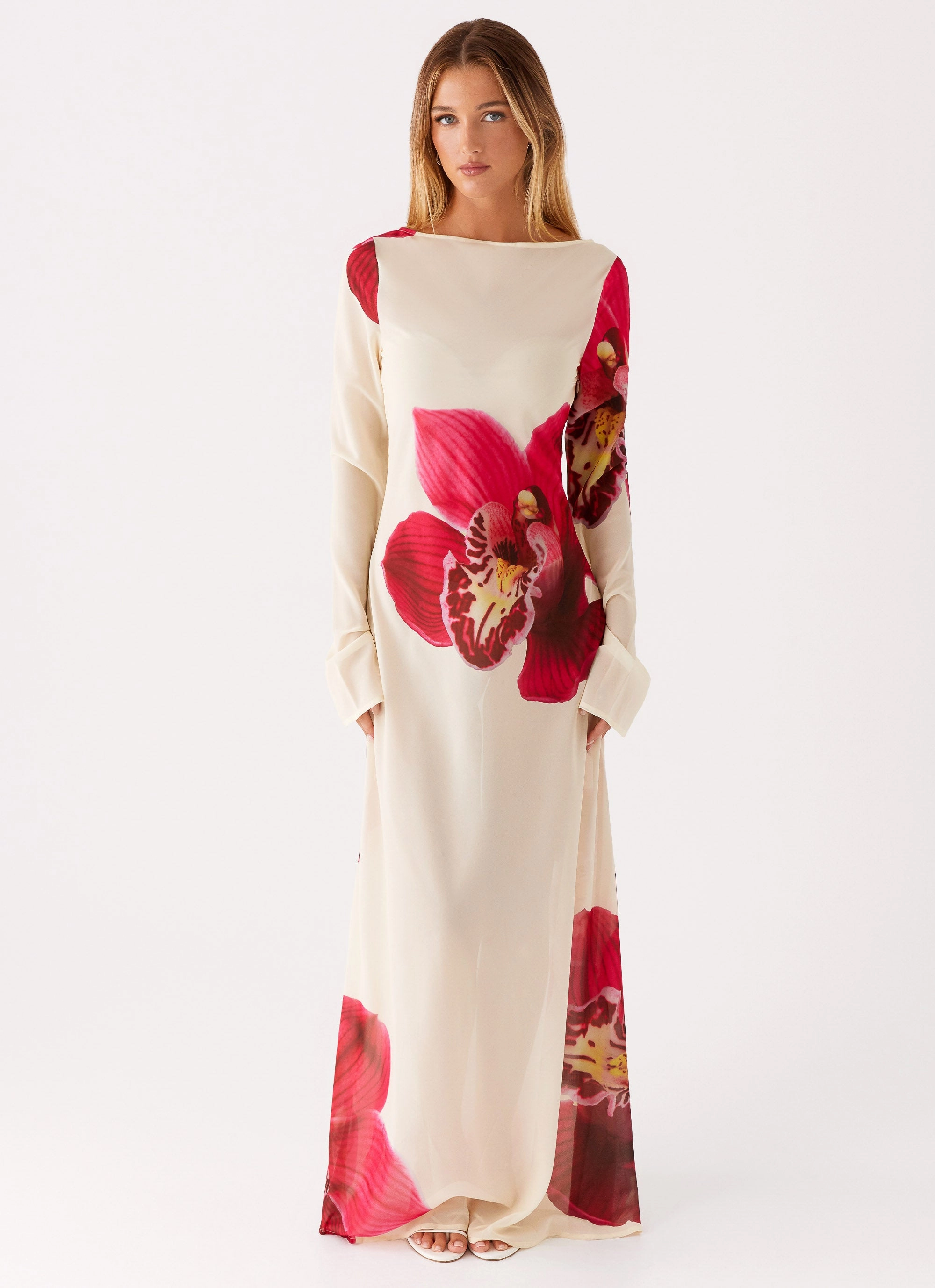 Easy Layering Cool Form Lorde Maxi Dress - Orchid Yellow