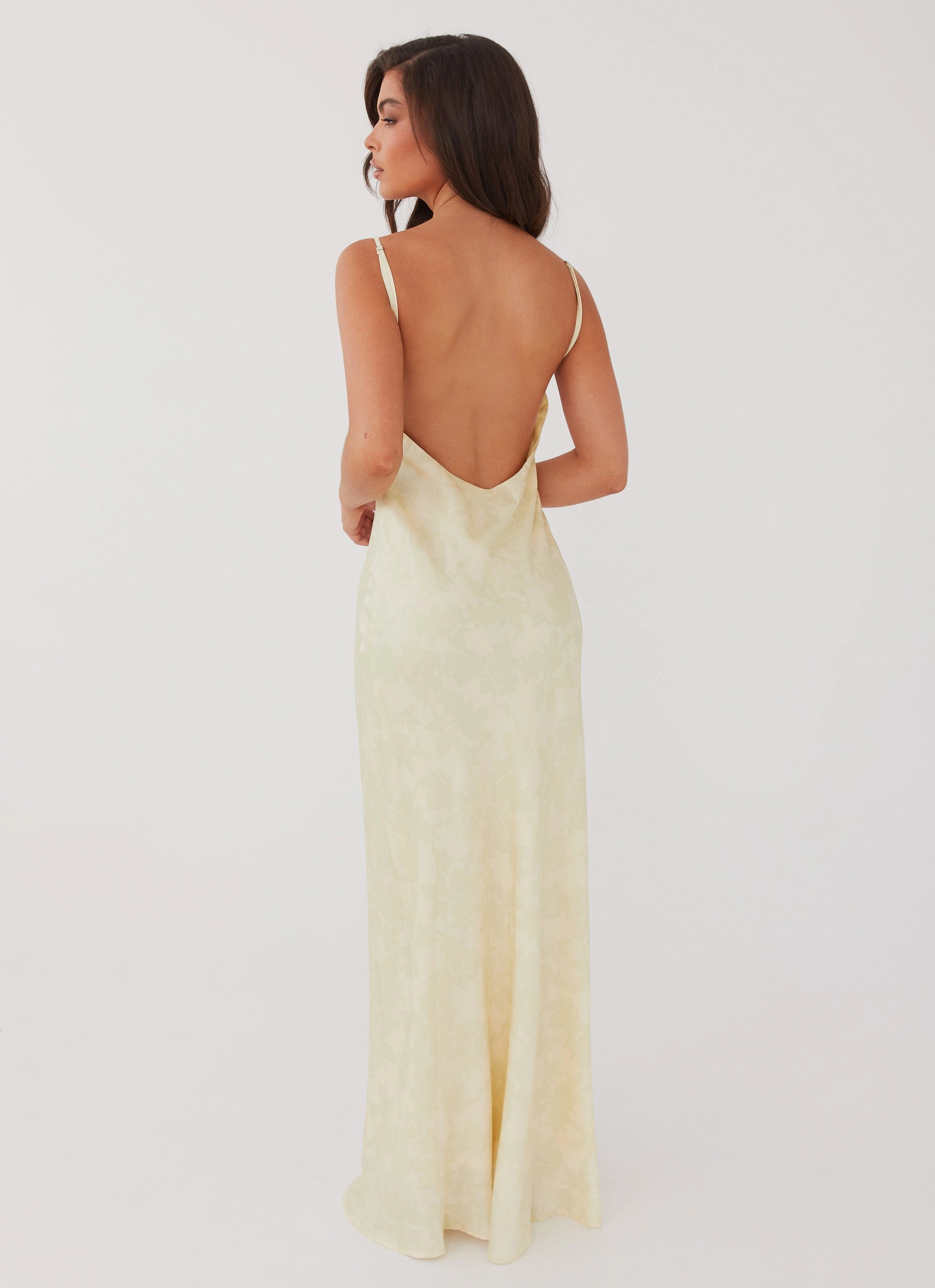 Daily Flex Texture Style Sorrento Sun Maxi Dress - Yellow Floral