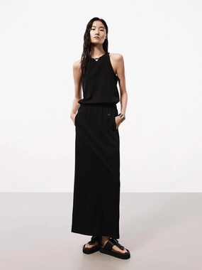 Maxi Back Slit Dress Easy Pretty