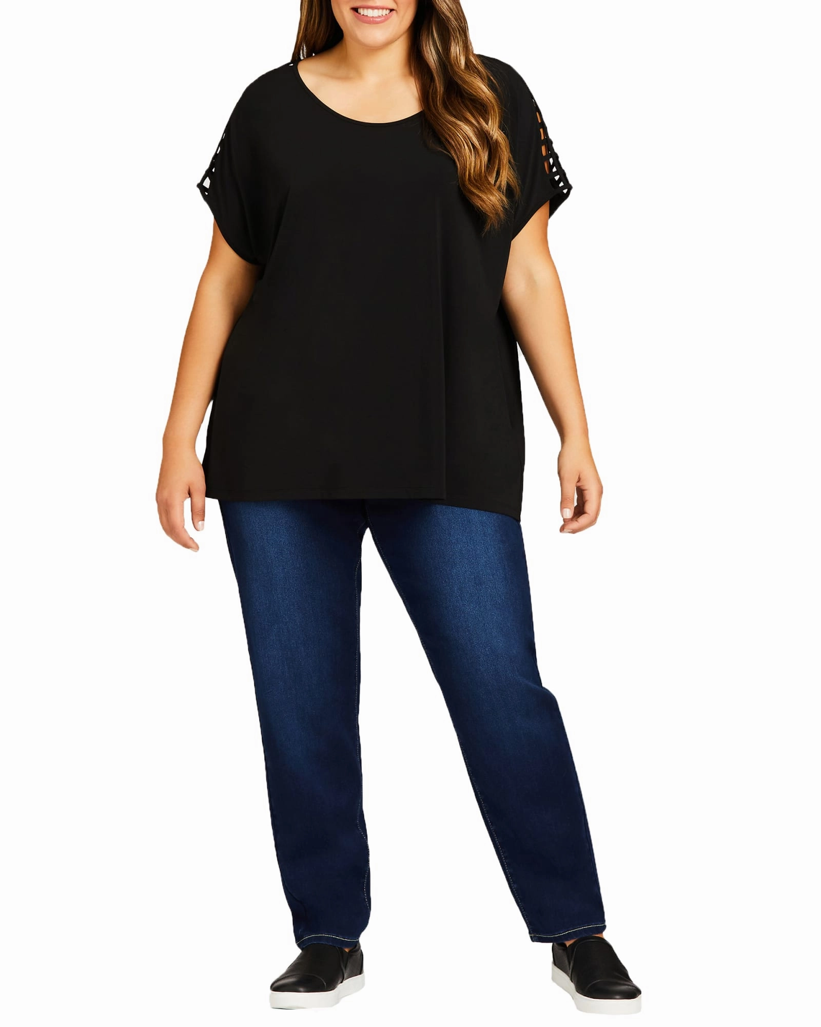 Perfect Waistband Melanie Butter Pull On Jean | Dark Wash