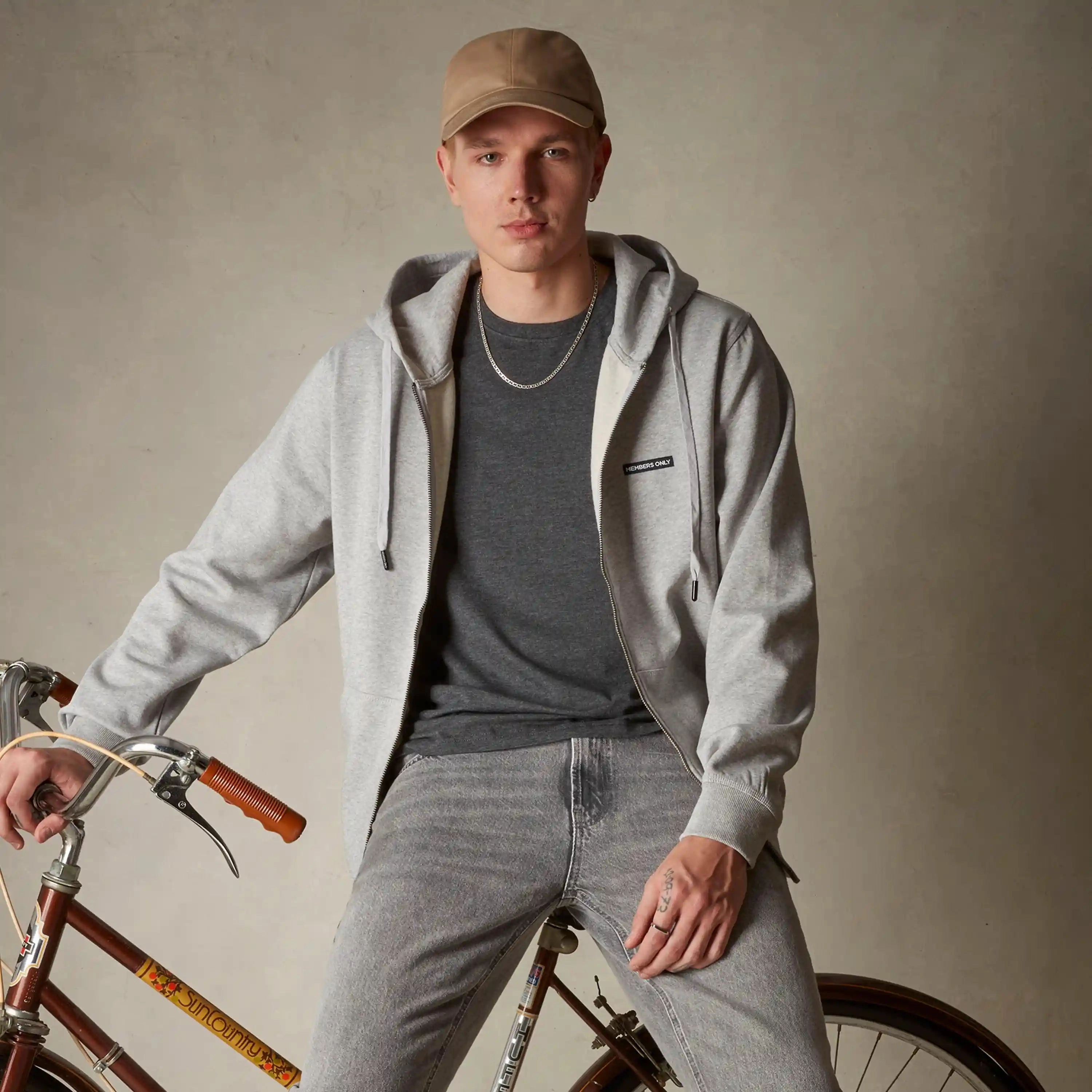 Men's Brooklyn Zip-Up Hoodie Layered Style