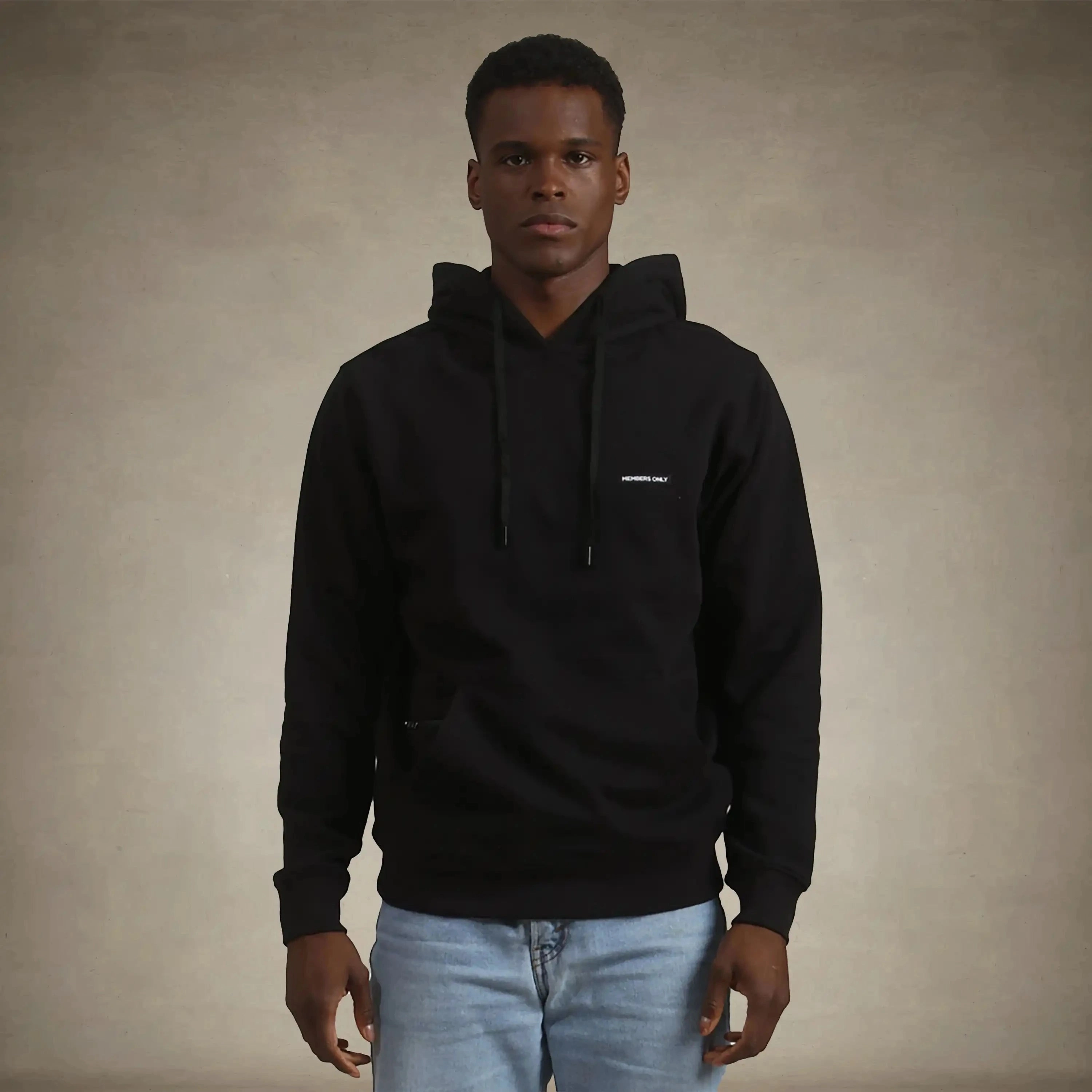 Men's Logan Hooded Sweatshirt Fashion Edge Fringe details