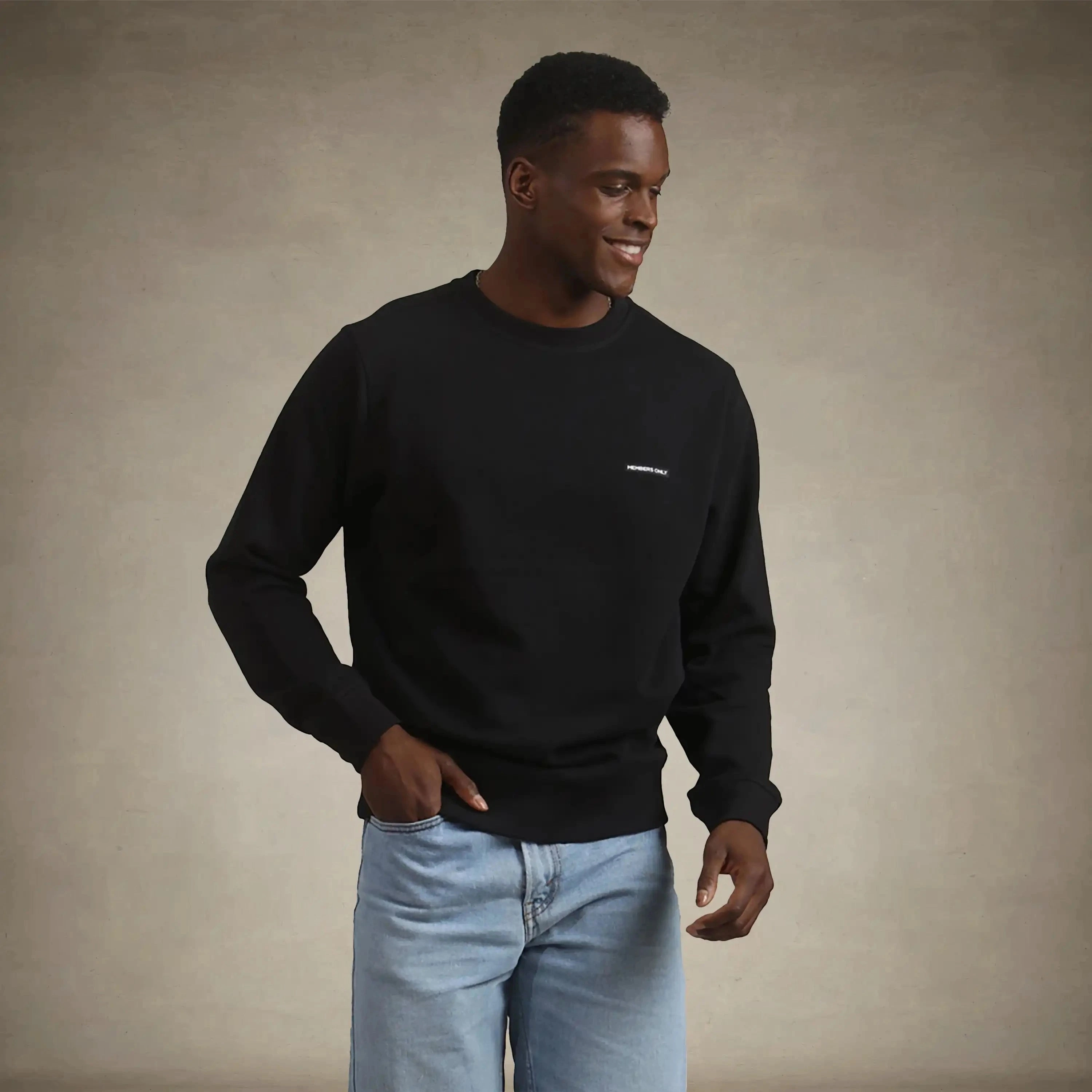 Easter wear Heathered Texture Men's Preston Crew Neck Sweatshirt