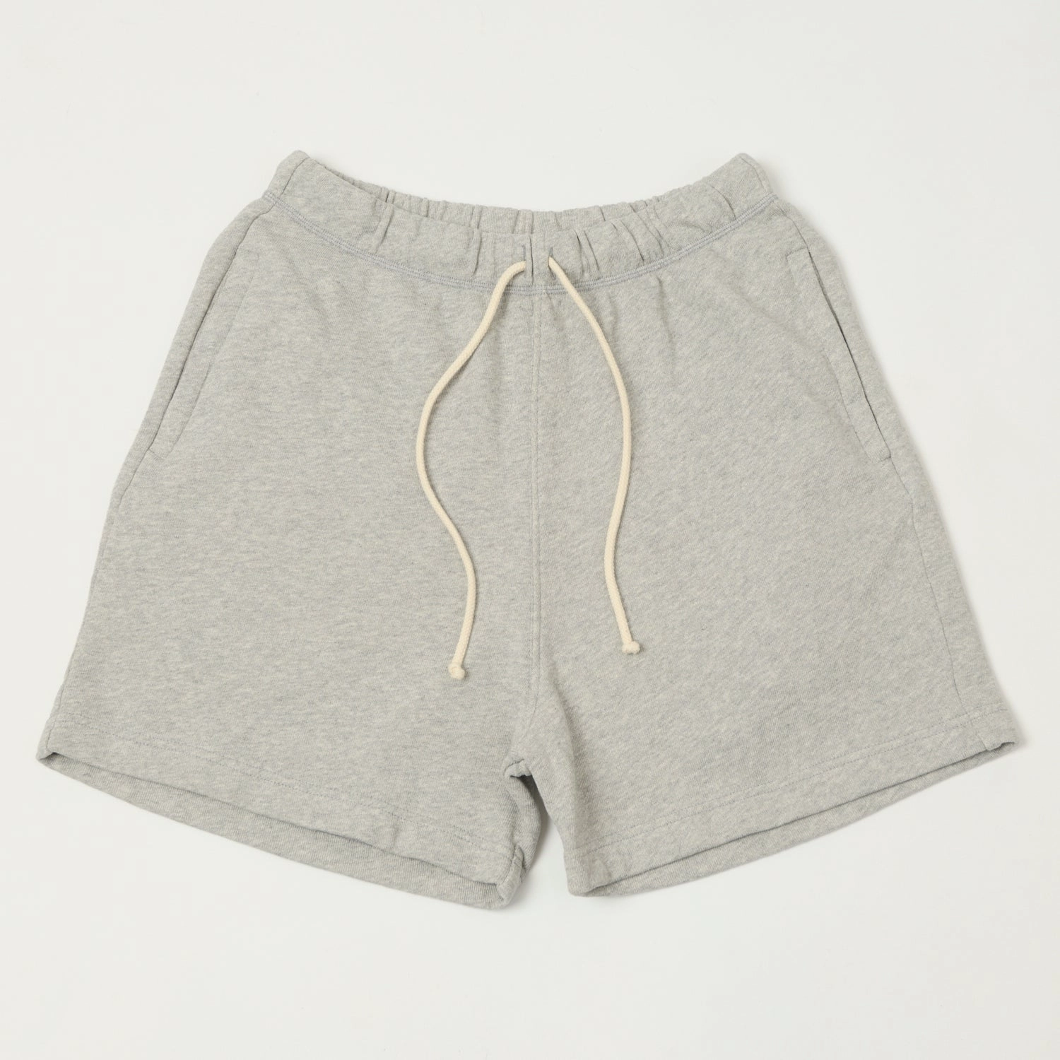 Merz b. Schwanen 'Good Basics' Organic Cotton Sweat Shorts - Grey Melange Eco Conscious Packaging