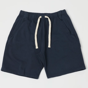 Merz b. Schwanen 'Good Basics' Relaxed Sweatshort - Denim Blue Ultimate Ventilation Channels