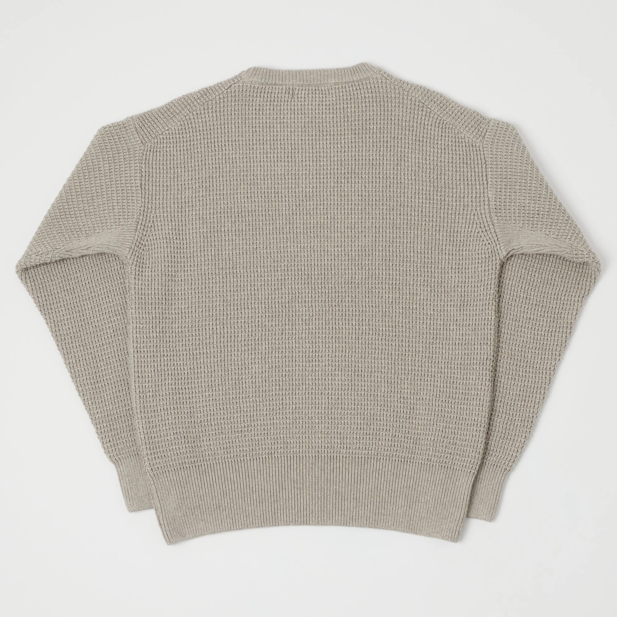 Essential Comfort Merz b. Schwanen 'Good Basics' Waffle Knit Pullover - Grey Melange