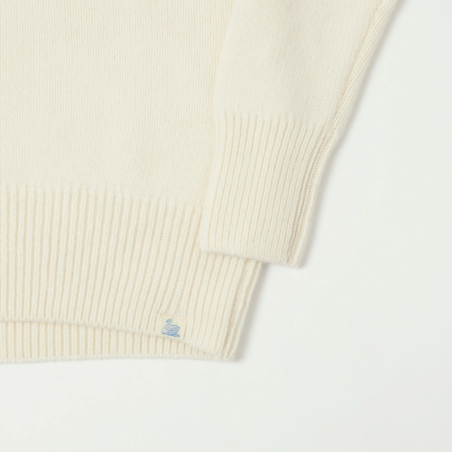 Merz b. Schwanen 'Good Basics' Wool Cashmere Knit Pullover - Nature Cool Weather SnagResistant Surface