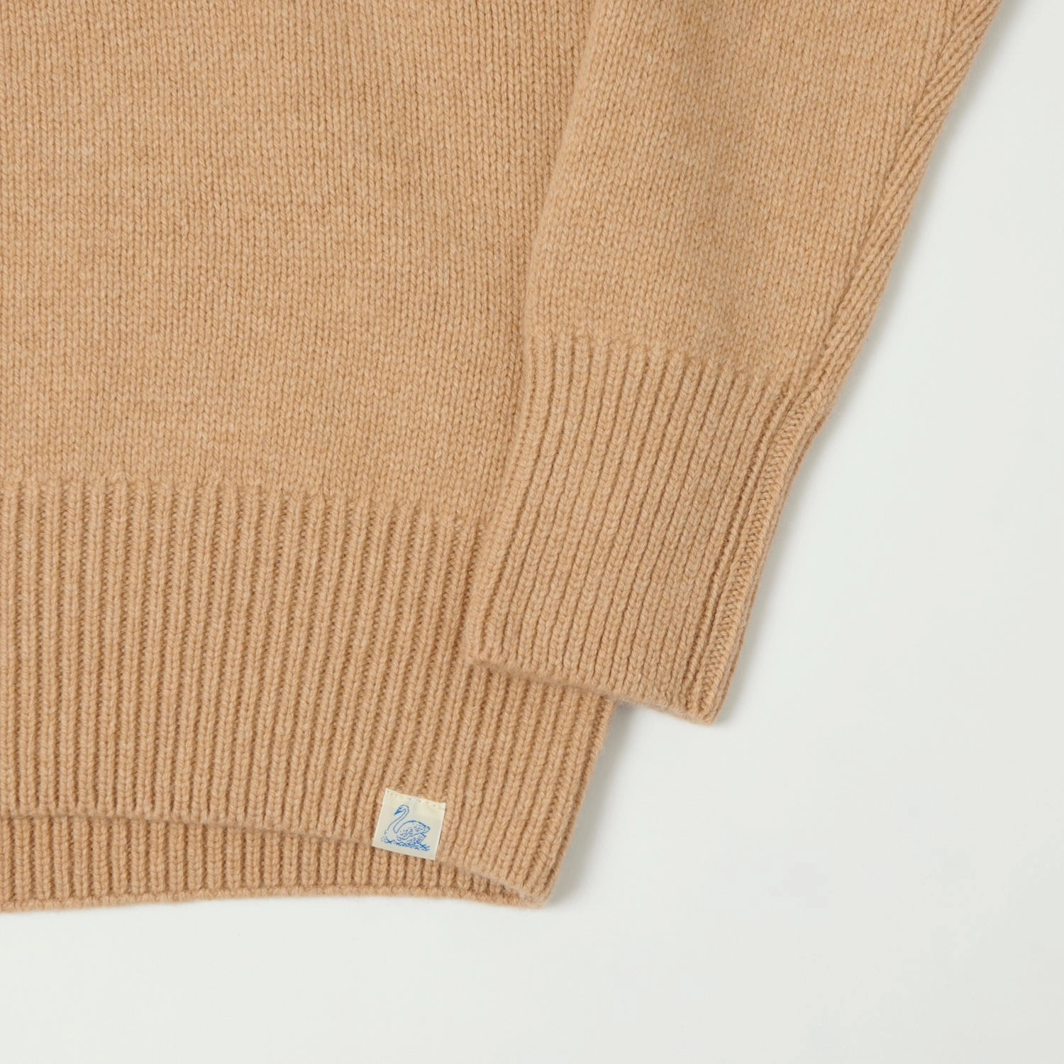 Merz b. Schwanen 'Good Basics' Wool Cashmere Knit Pullover - Toffee Cool Layer