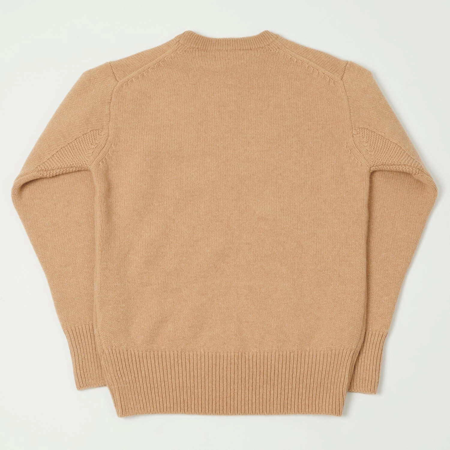 Weight Distribution Tech Gentle Stretch Waistband Merz b. Schwanen 'Good Basics' Wool Cashmere Knit Pullover - Toffee