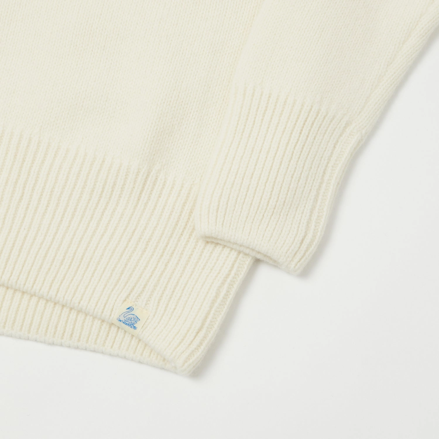 Merz b. Schwanen 'Good Basics' Wool Cashmere Knit Turtleneck - Nature Simple Classic Soft Microfiber Surface