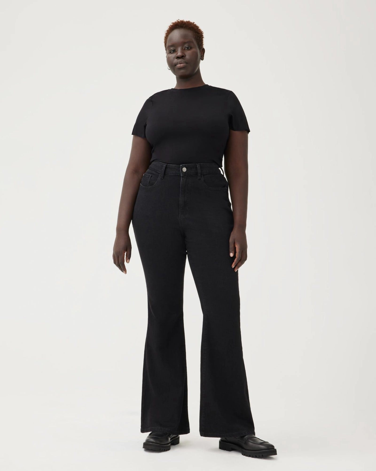 MIA PLUS - HIGH RISE FLARE | WELL | WELL Subtle Palette Cool And Simple