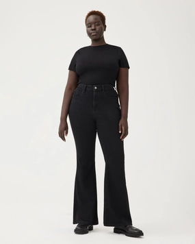 MIA PLUS - HIGH RISE FLARE | WELL | WELL Subtle Palette Cool And Simple