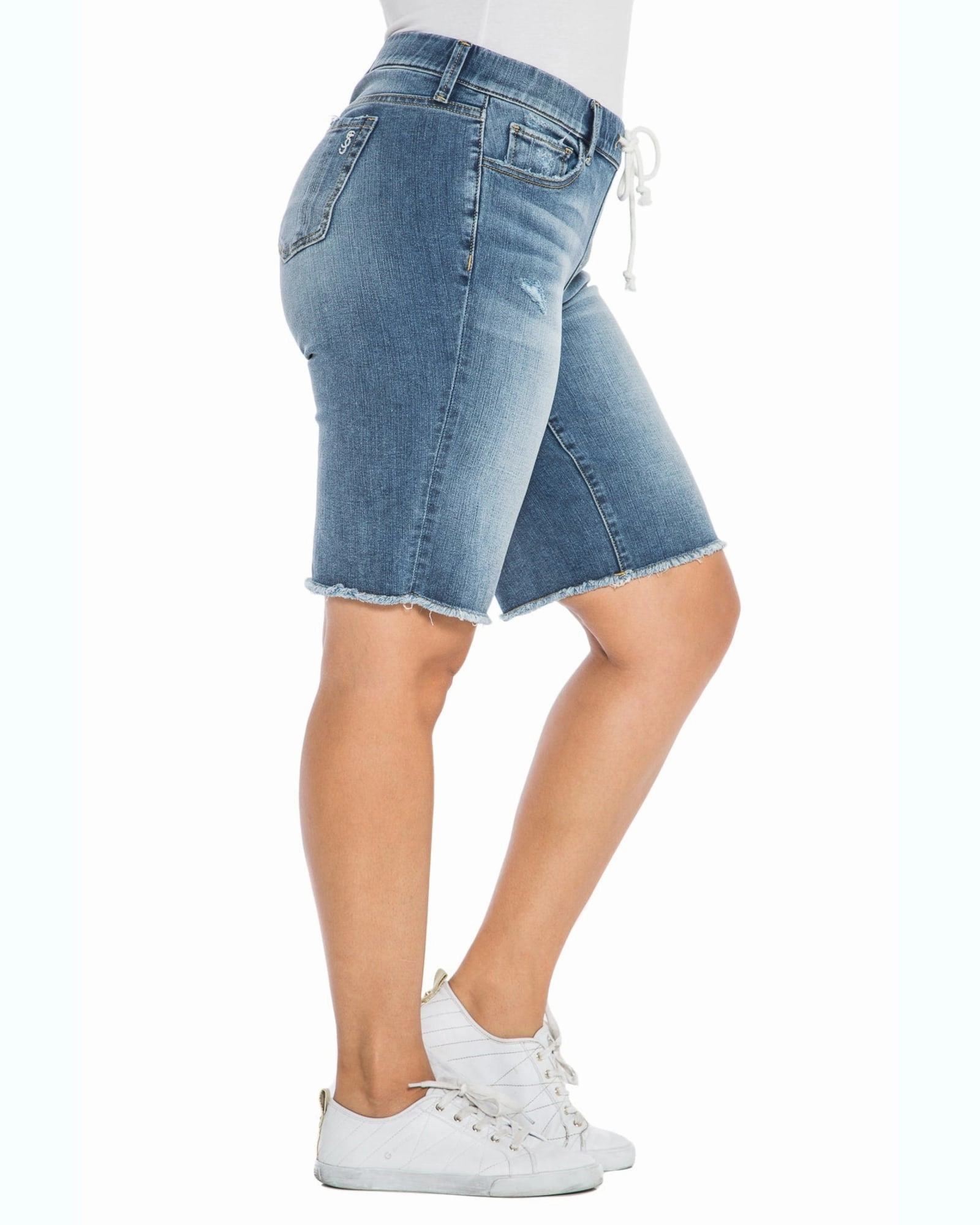 Minimalist Styling Mid Rise Bermuda - Hazel | HAZEL