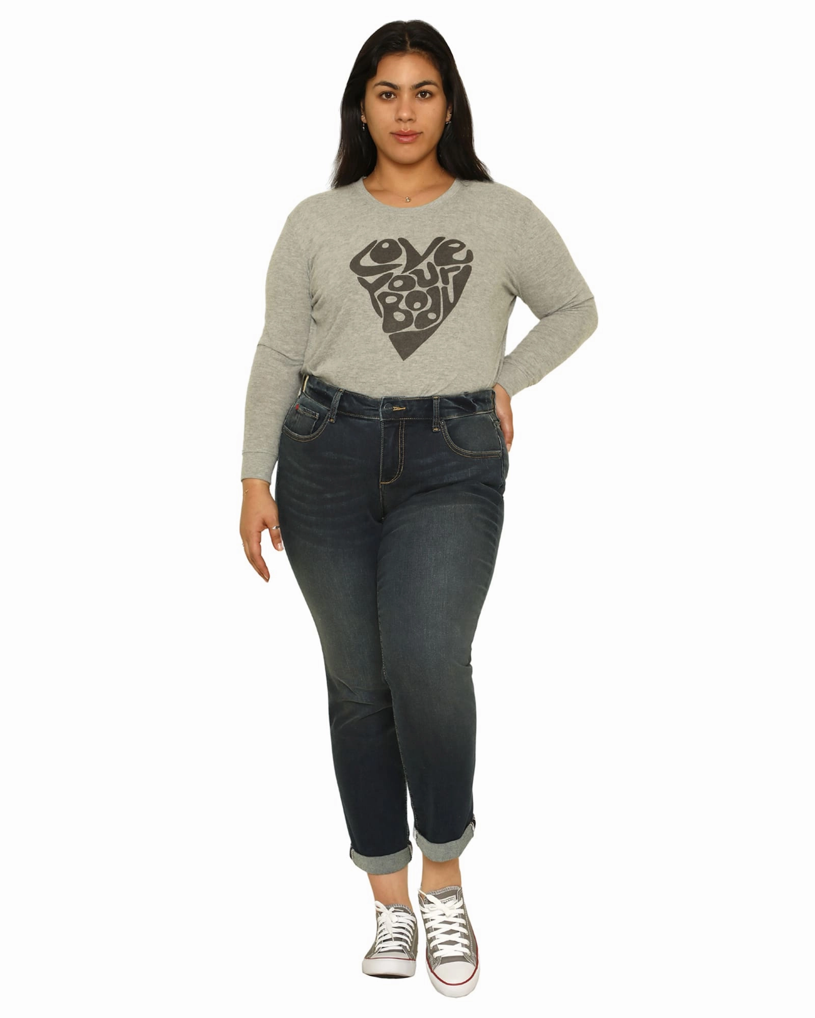 Year Round No Gap Waist Design Mid Rise Boyfriend - Vida | VIDA