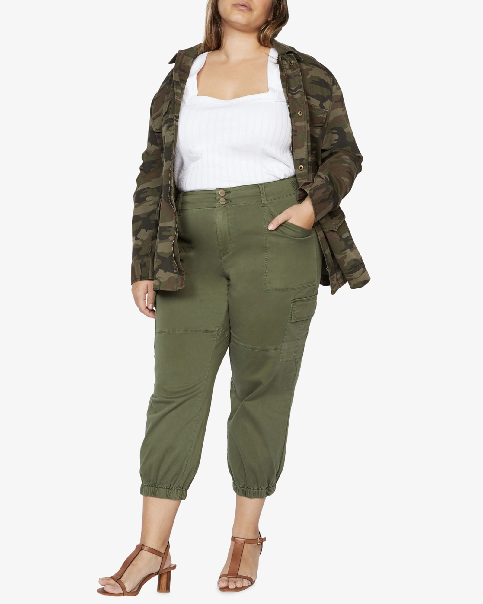 Tara Pant | Olive Green Stylish Daily Wear Parent Style
