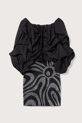 Anytime Wear Mini Dess with Embroidered Skirt