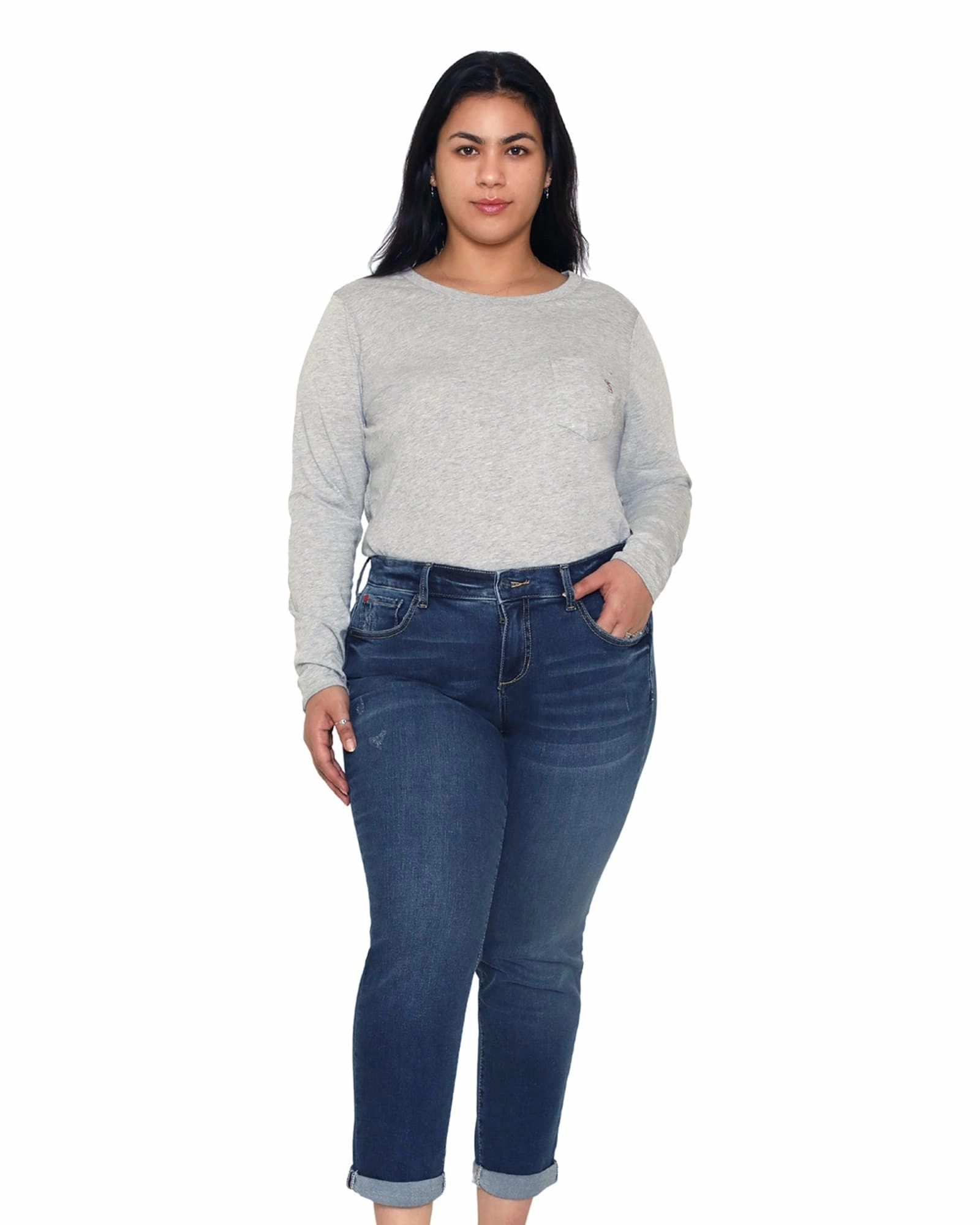 Casual Fit Mid Rise Boyfriend - Kennedi | KENNEDI