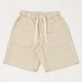 Post Overalls 'Town & Country' Poplin Shorts - Stone Comfortable Cut