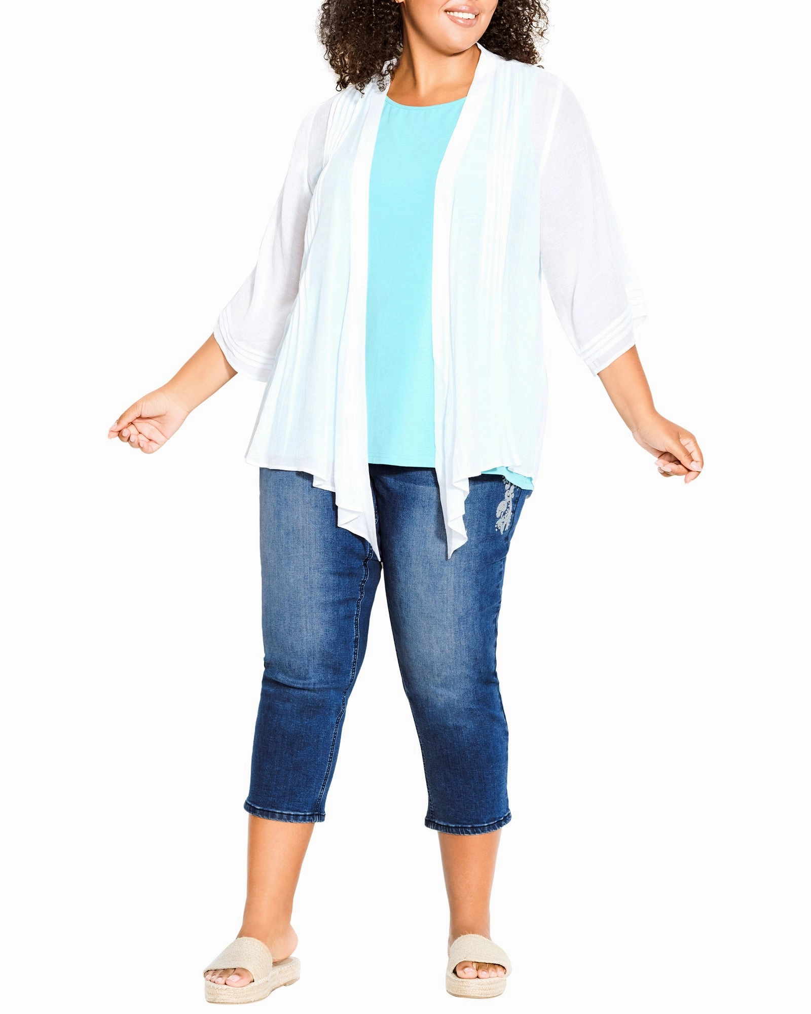 Amna Cropped Embroidered Denim | Medium Wash Winter Warmth Festival Outfit Outdoor Adventure Streetwear Fan Minimalist Style