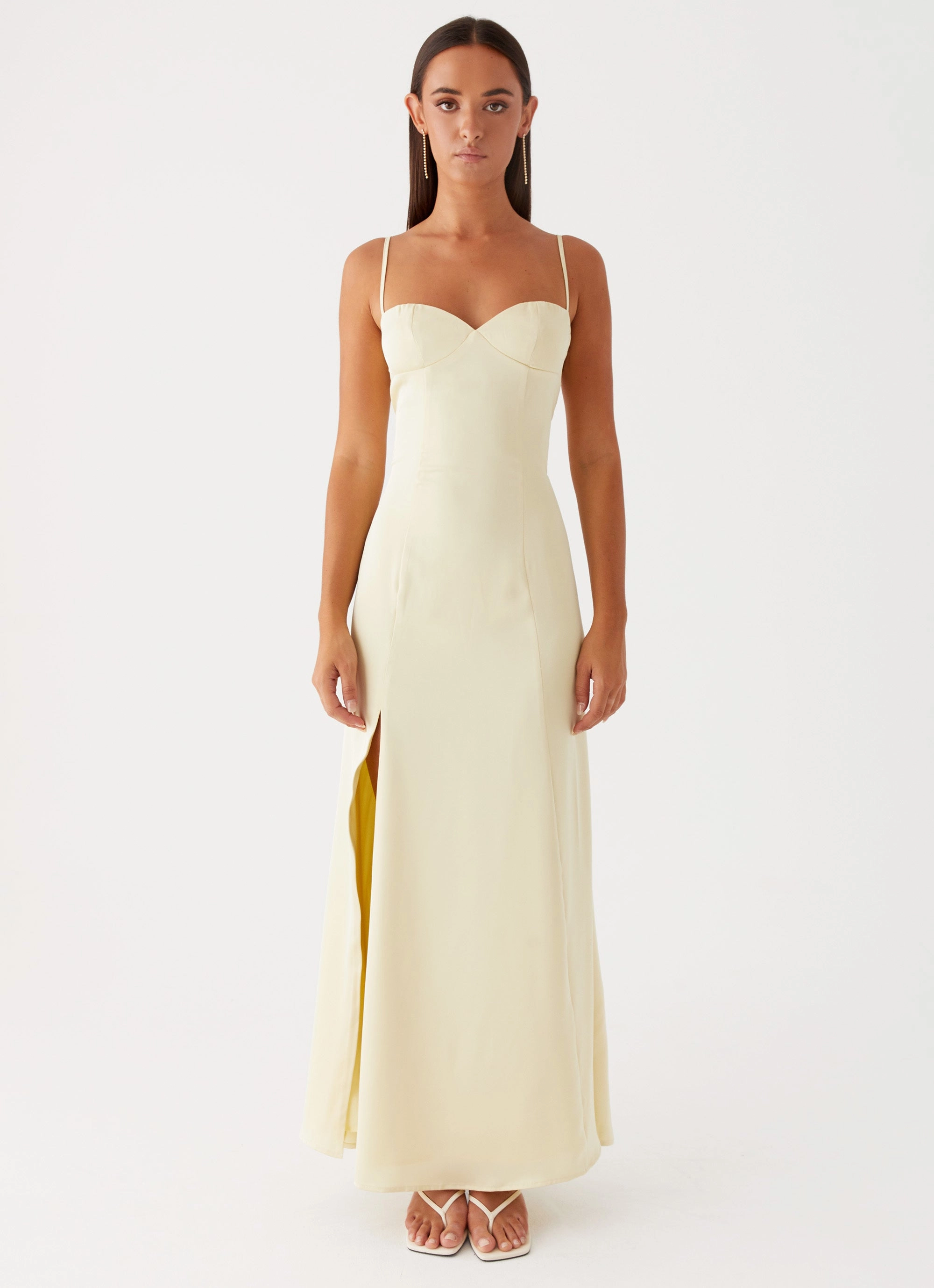 Slim Shape Day Ready Miss Bloom Maxi Dress - Lemon