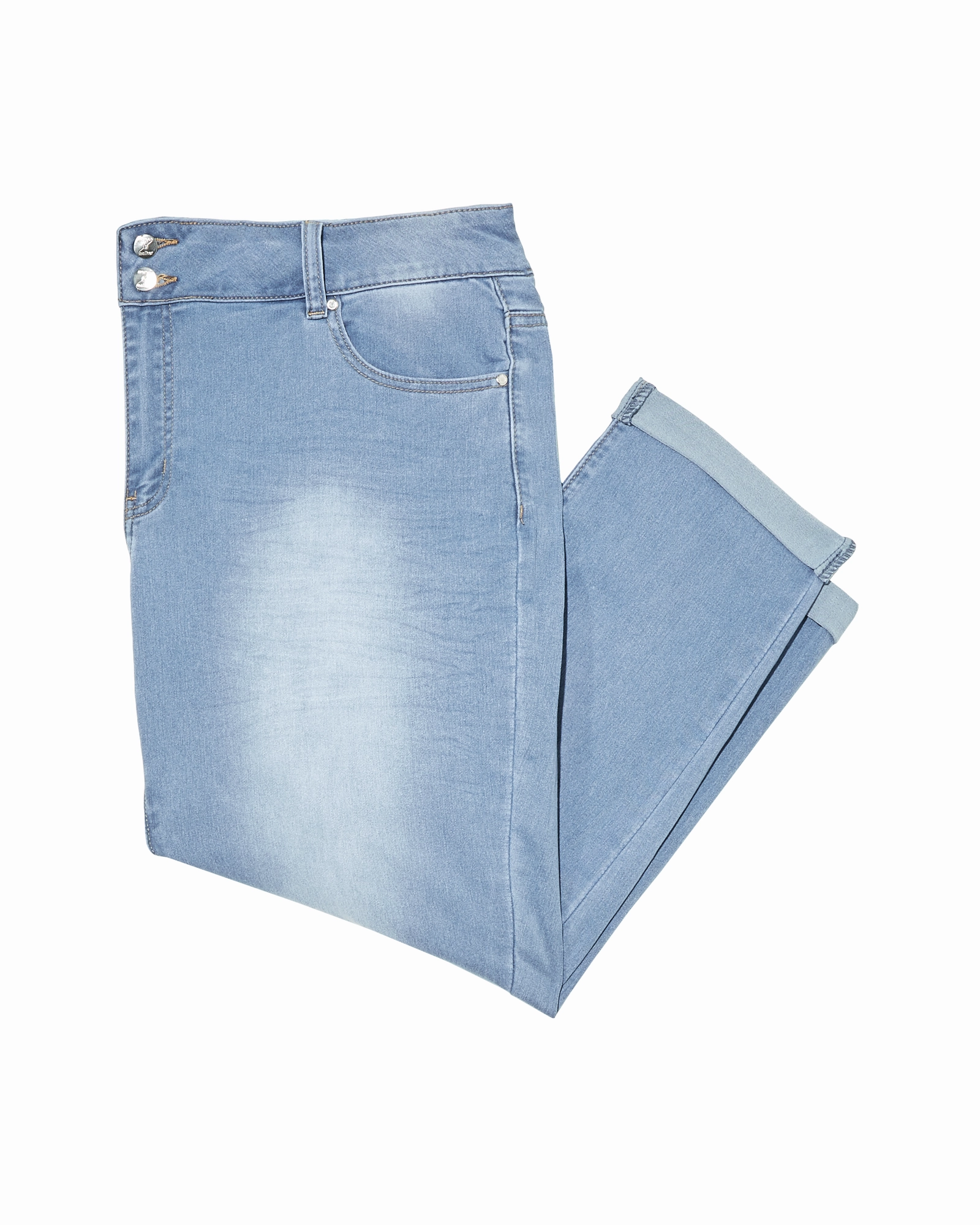 Lexington Cuffed Capri | Light Wash Lightweight Earthy Nature Lover