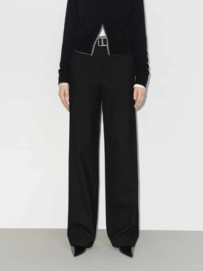 Relaxed Wool Blend Pants Sweat Wicking Lining