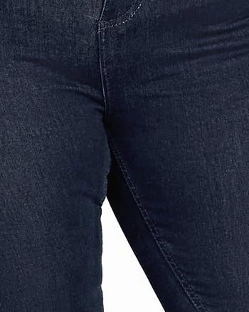 Double Stitched Seams Professional Wear Premium Winter Warmth Jayda Skinny Jean | Dark Indigo