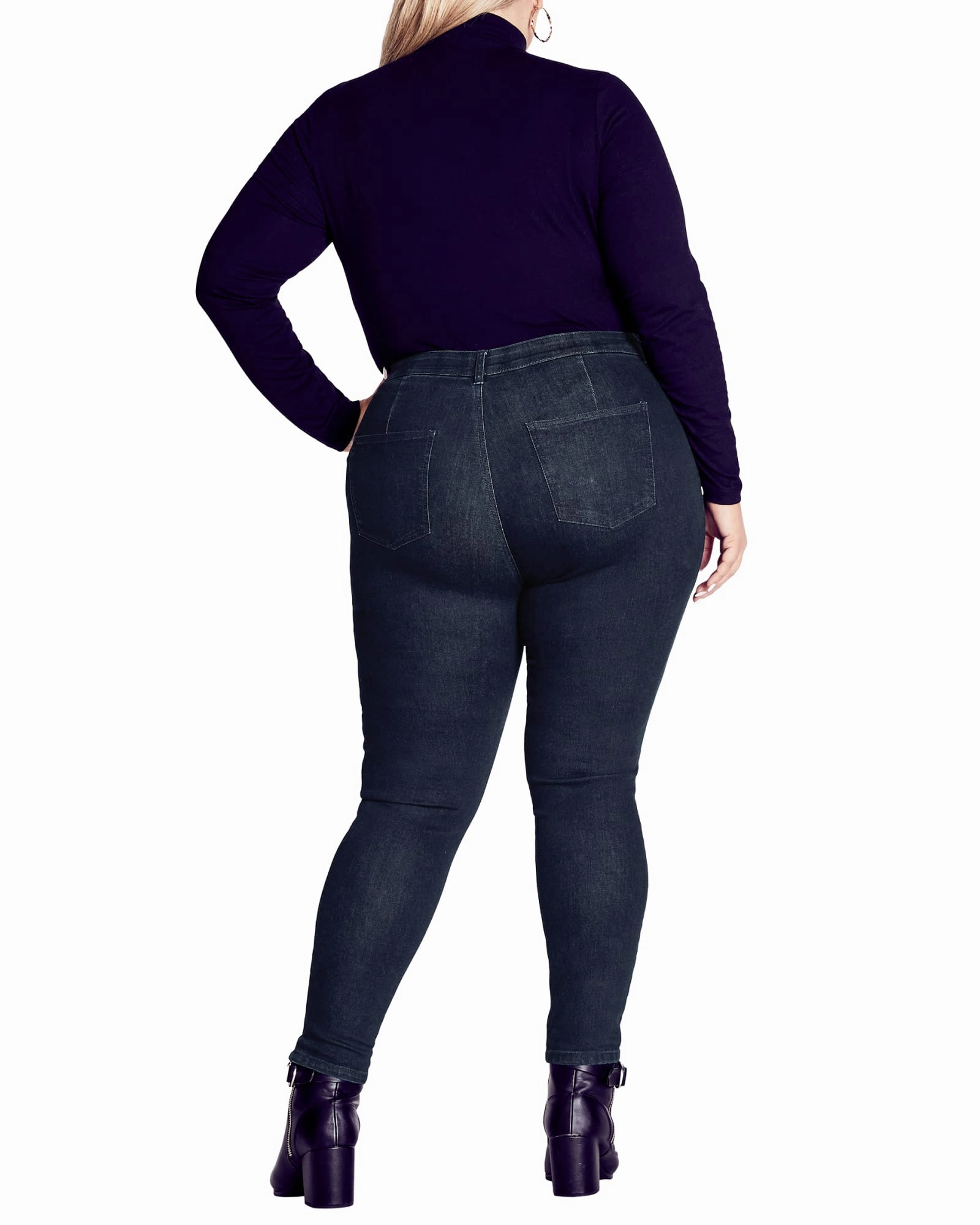 Jayda Skinny Jean | Dark Indigo Classic Five Pocket Design Weekend Style Smooth