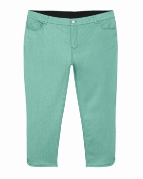Comfy Design Style Gatling Colored Cropped Jean | Mint