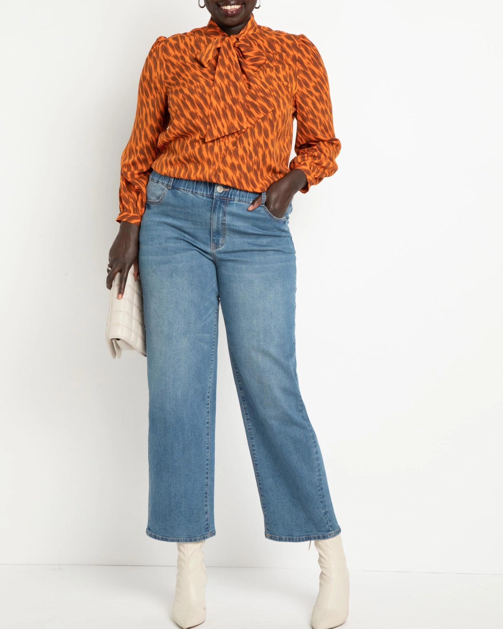 Kenny Straight Leg Jeans | Medium Wash Odor Control Coating Weekend Style Casual Parent Style