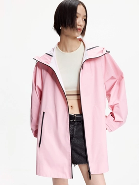 Oversize Hooded Jacket No Wrinkle