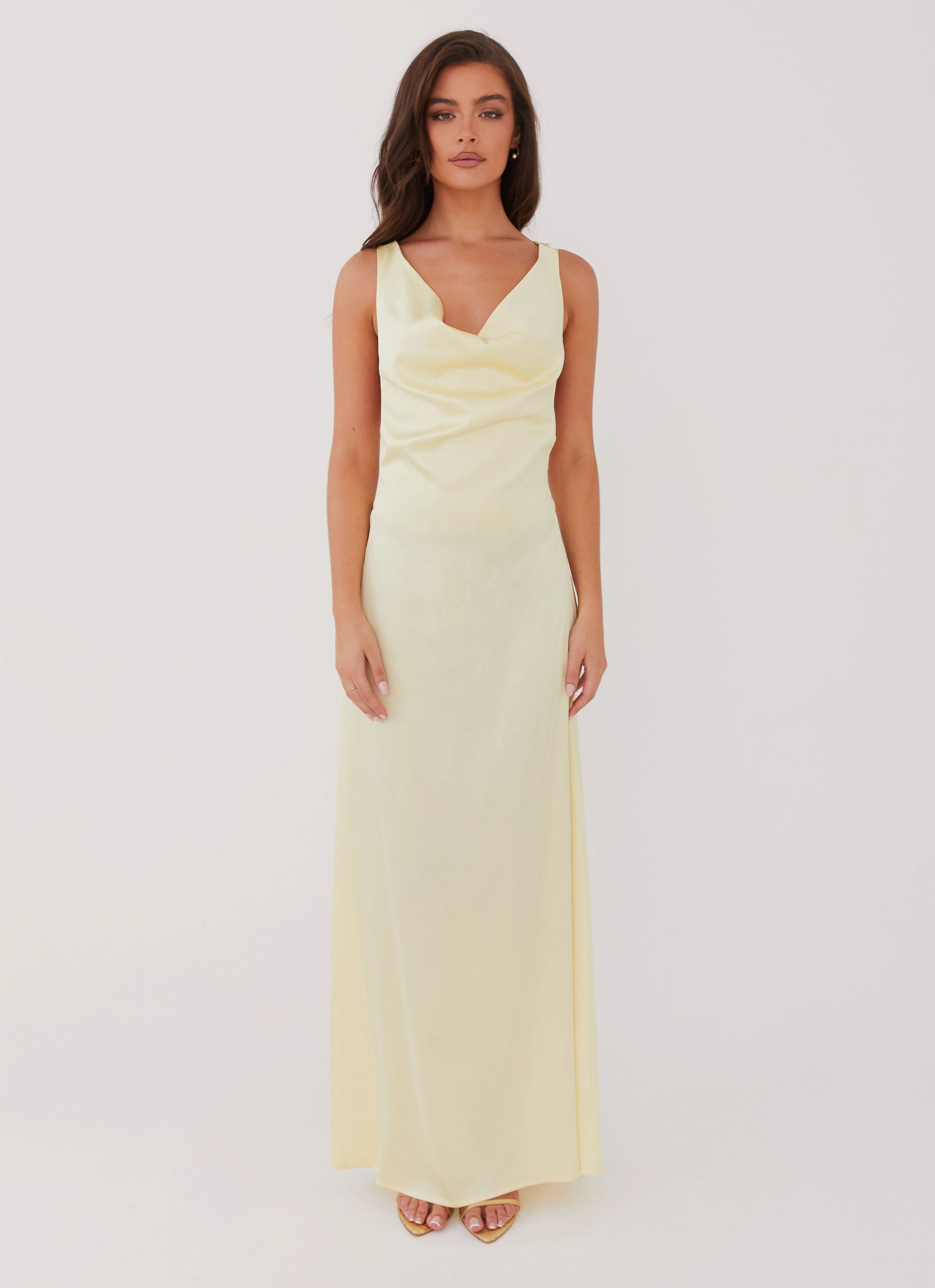 Gentle Shine Musa Maxi Dress - Lemon