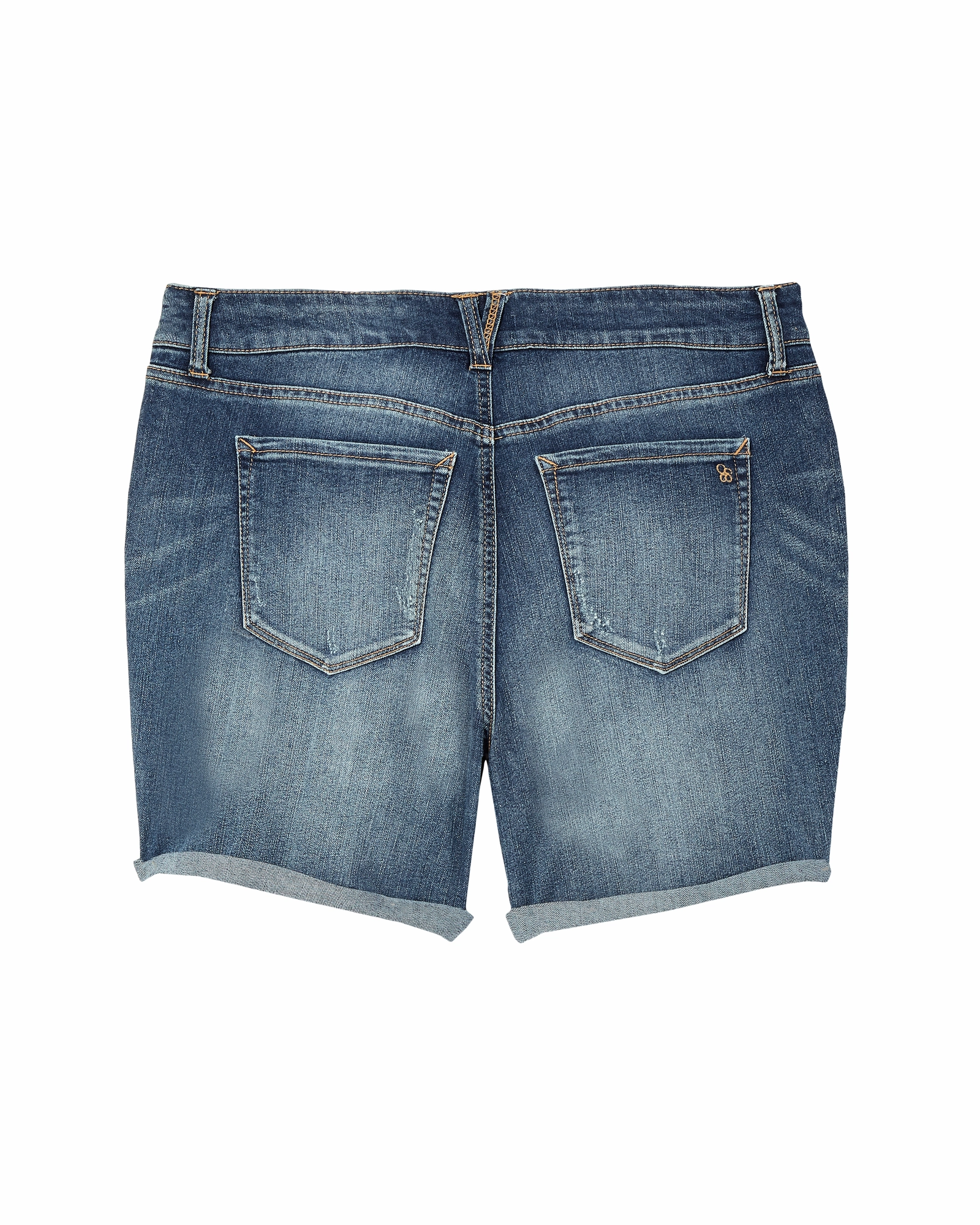 Trend Neutral Naomi Cuffed Shorts | Medium Wash