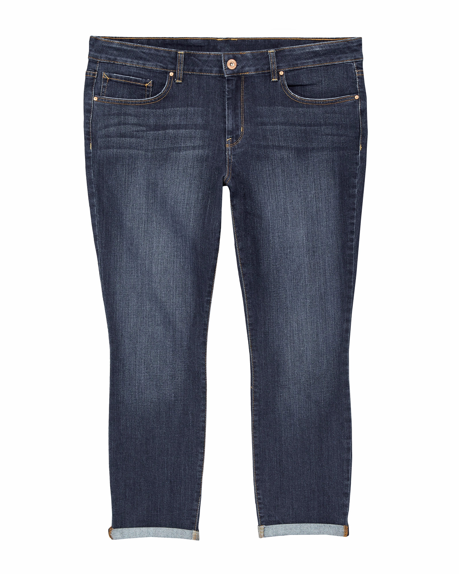 Naomi Rolled Skinny Jean | Dark Wash Artist Vibe Everyday Stylish Silhouette