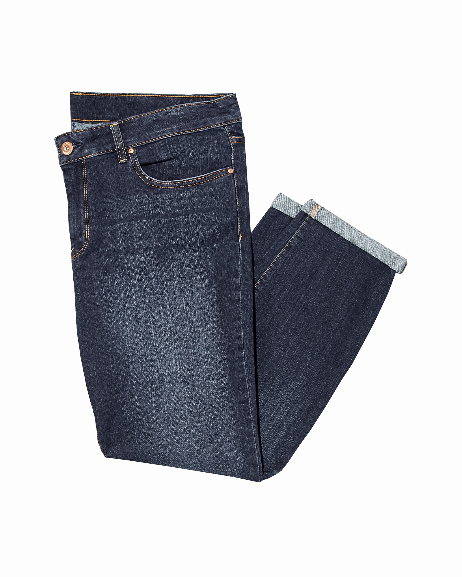 Naomi Rolled Skinny Jean | Dark Wash Day Ready