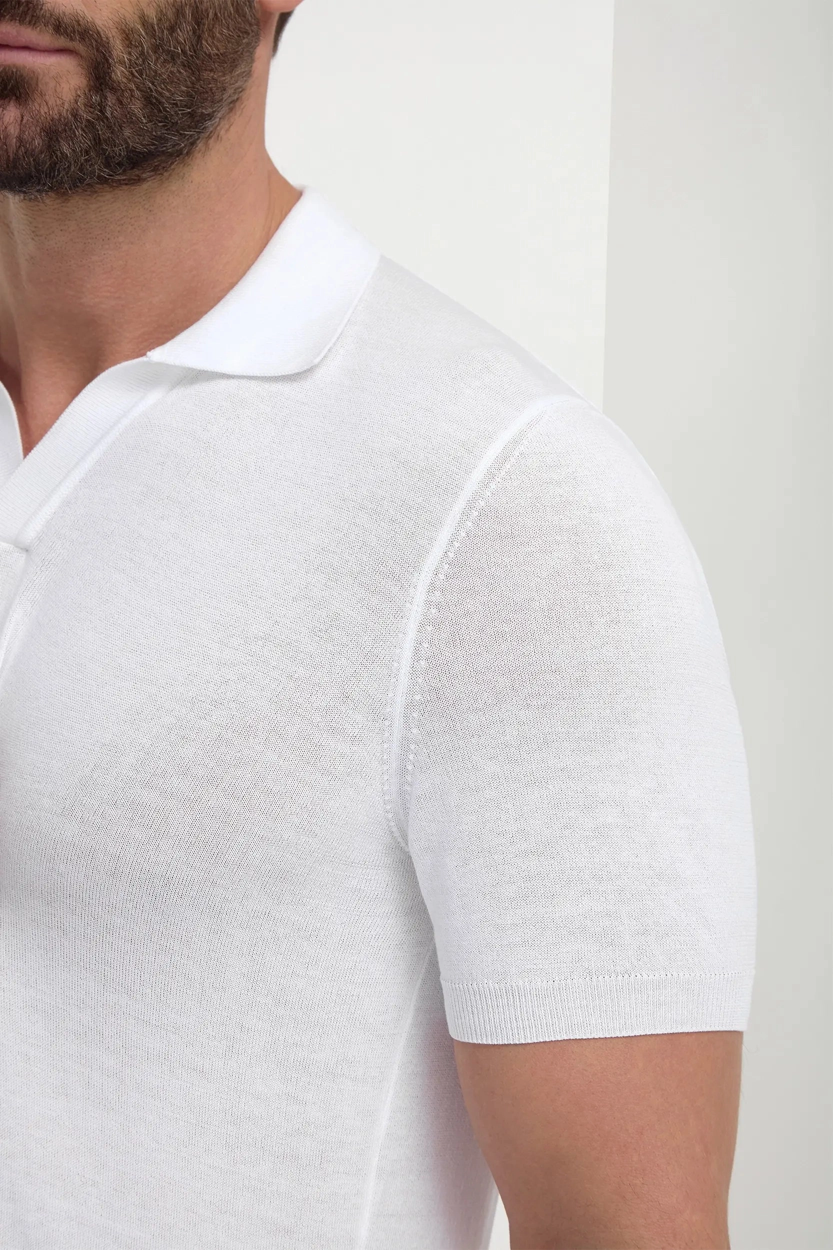 QuickDry Fibers White polo - Made in Italy
