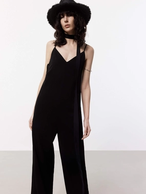 Party Stylish Holiday Worker Open Back Cami Jumpsuit