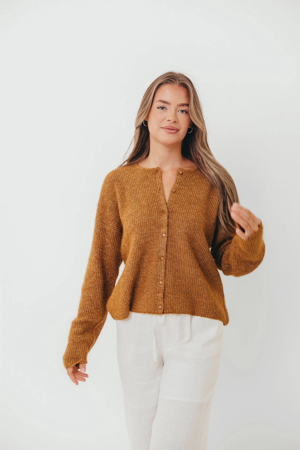 Newport Cardigan in Camel Urban Style