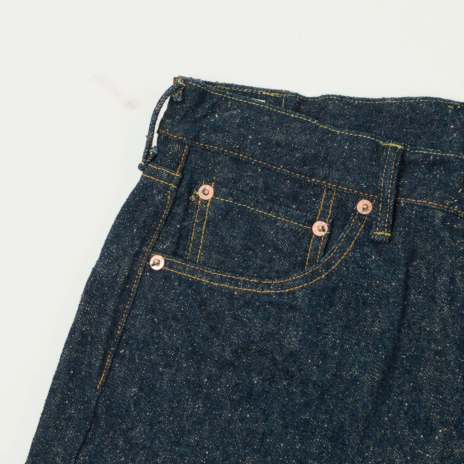 ONI Denim 246-CCD Kabuki 'Crushed Concrete Denim' 15oz Relaxed Tapered Jean - One Wash Smart Casual Athlete Fit