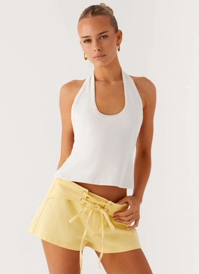 Warm Situation No Rush Top - White