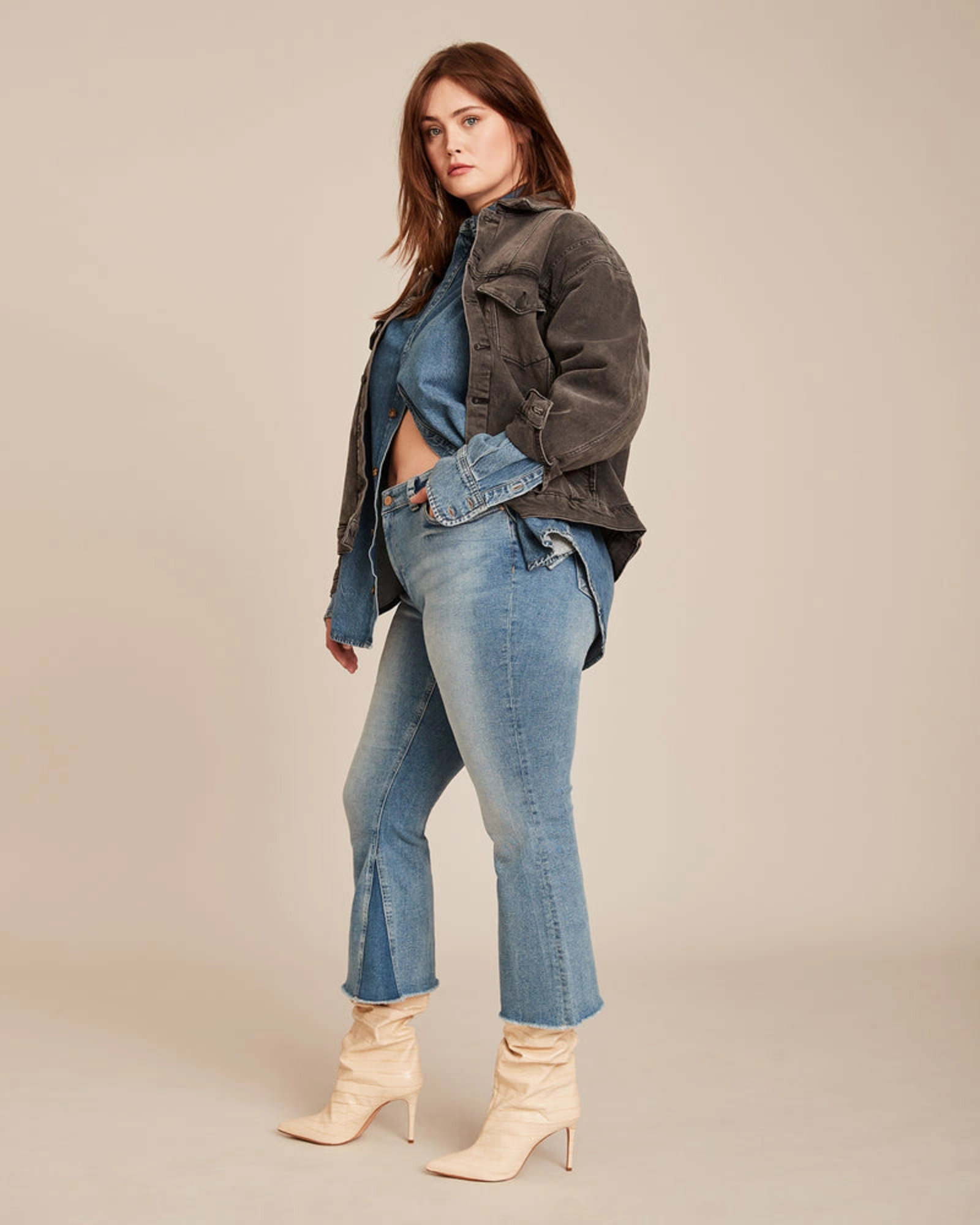 Bridget Boot Jean | Light Wash Festival Outfit Date Night Professional Wear Work Ready Neutral