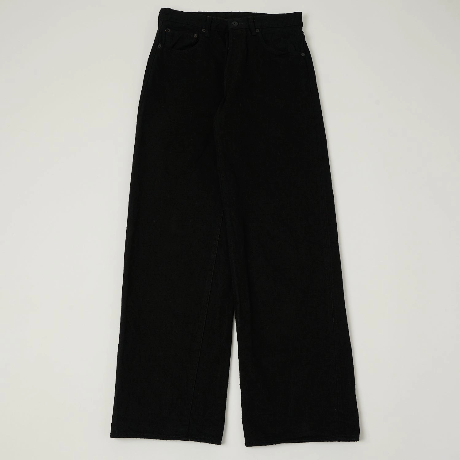 Neutral Outfit Piece ONI Denim 222-CCDBKBK 'Crushed Concrete Denim' 15oz Extra Wide Straight Jean - Black