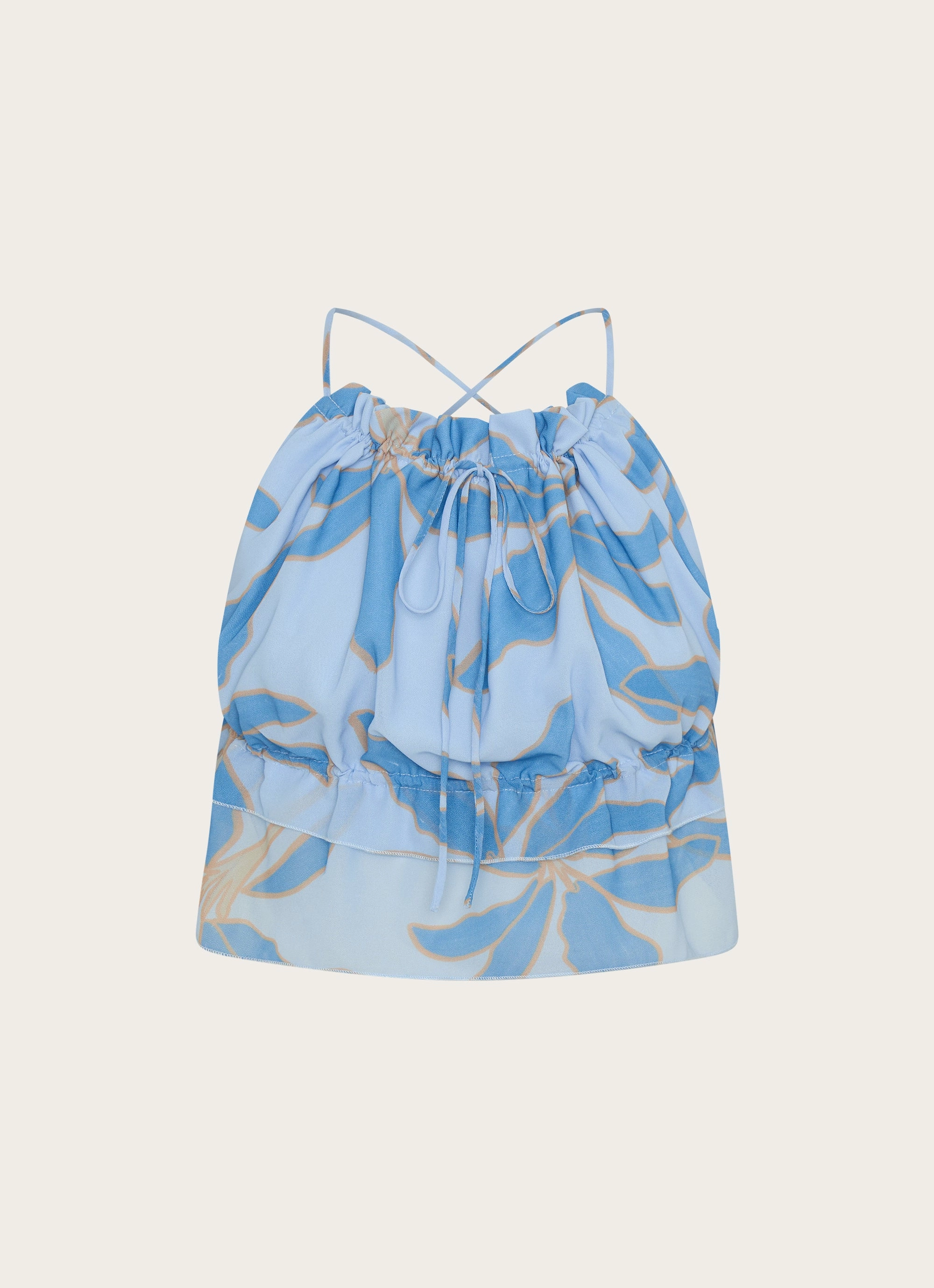 Zaya Backless Top - Opulent Blue Anti Ride Up Design conductive