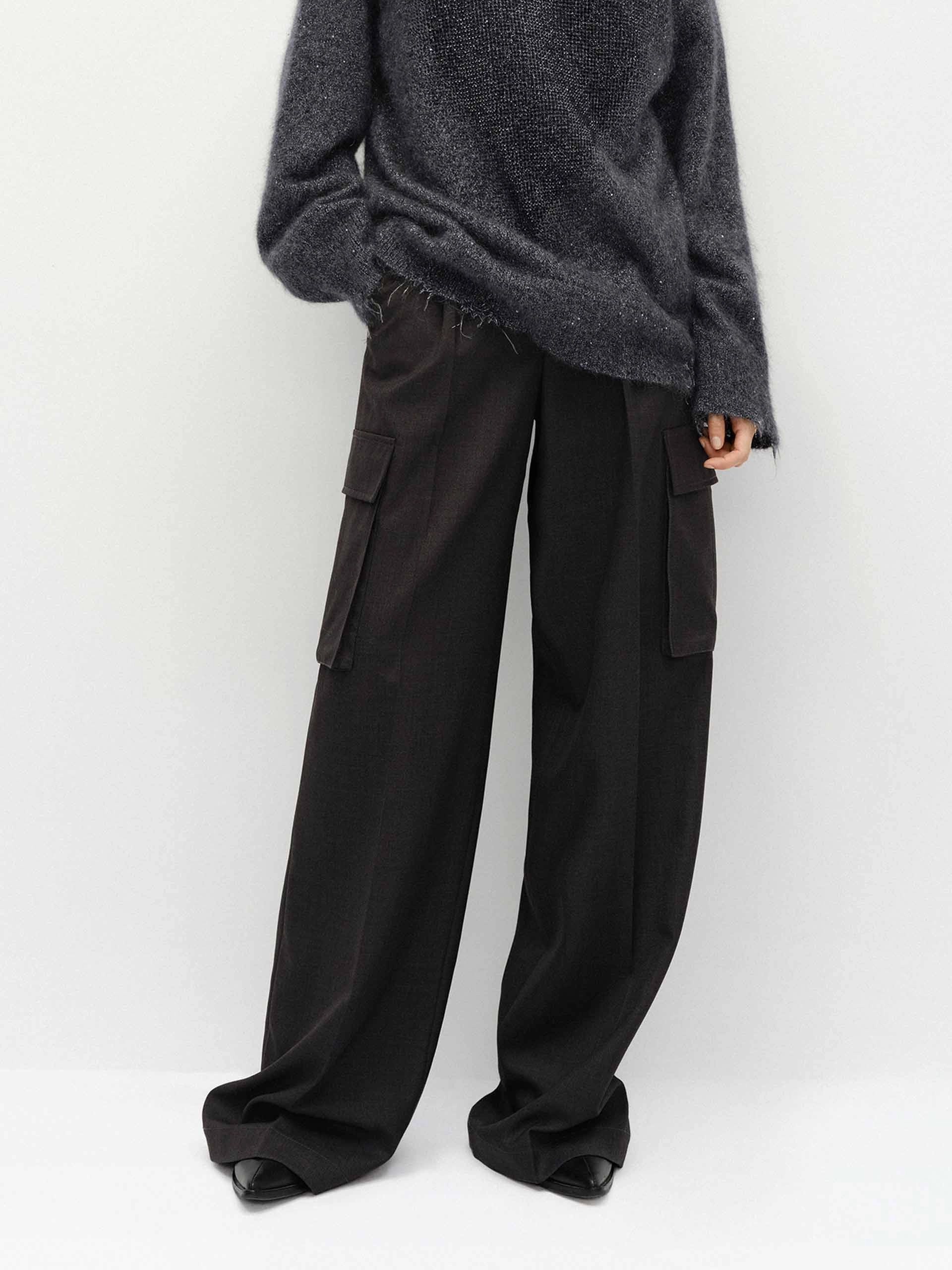 Everyday Comfort Wear Adjustable drawstring Relaxed Cargo Pocket Pants