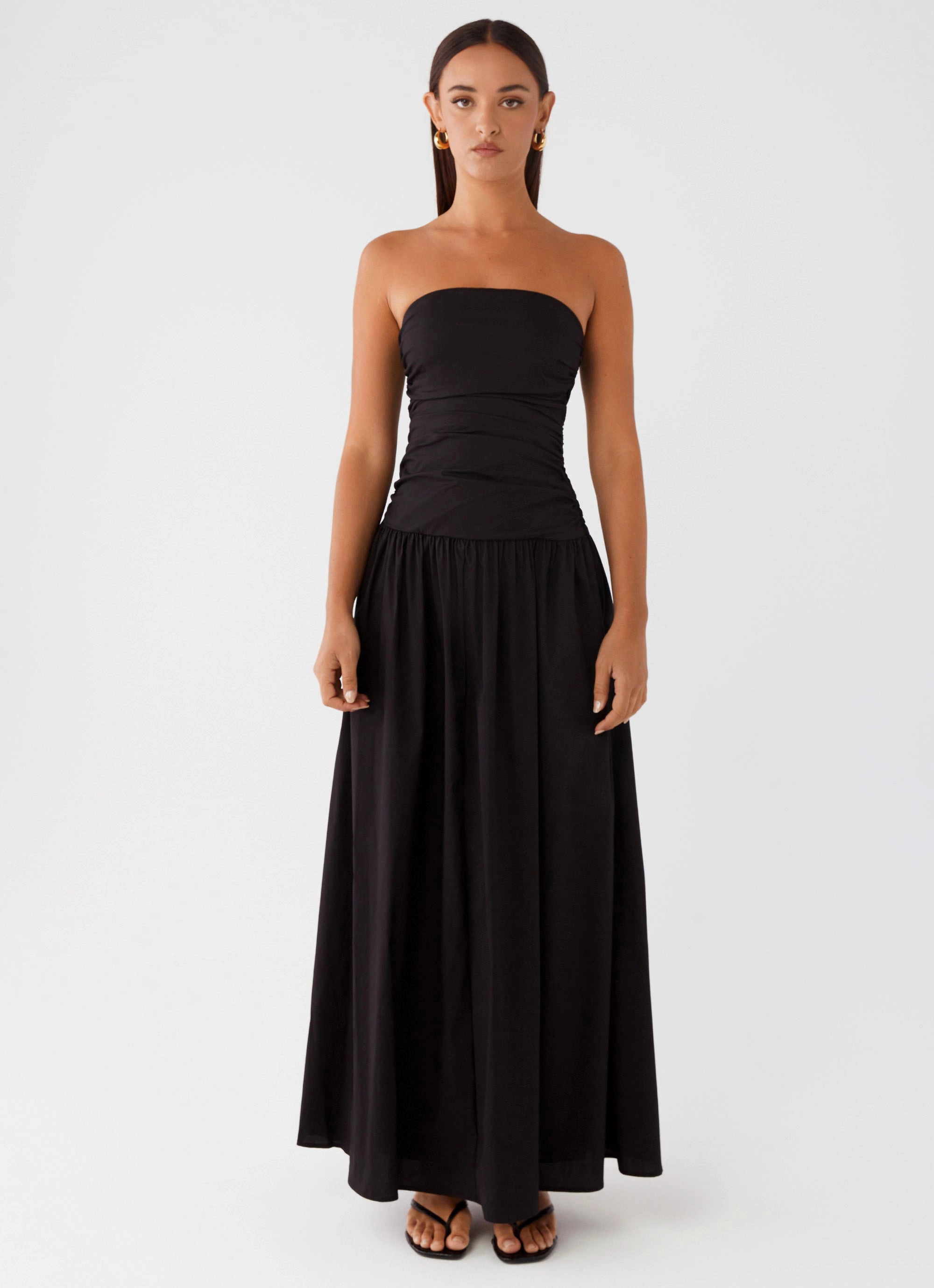 Sharp Finish Carmel Maxi Dress - Black