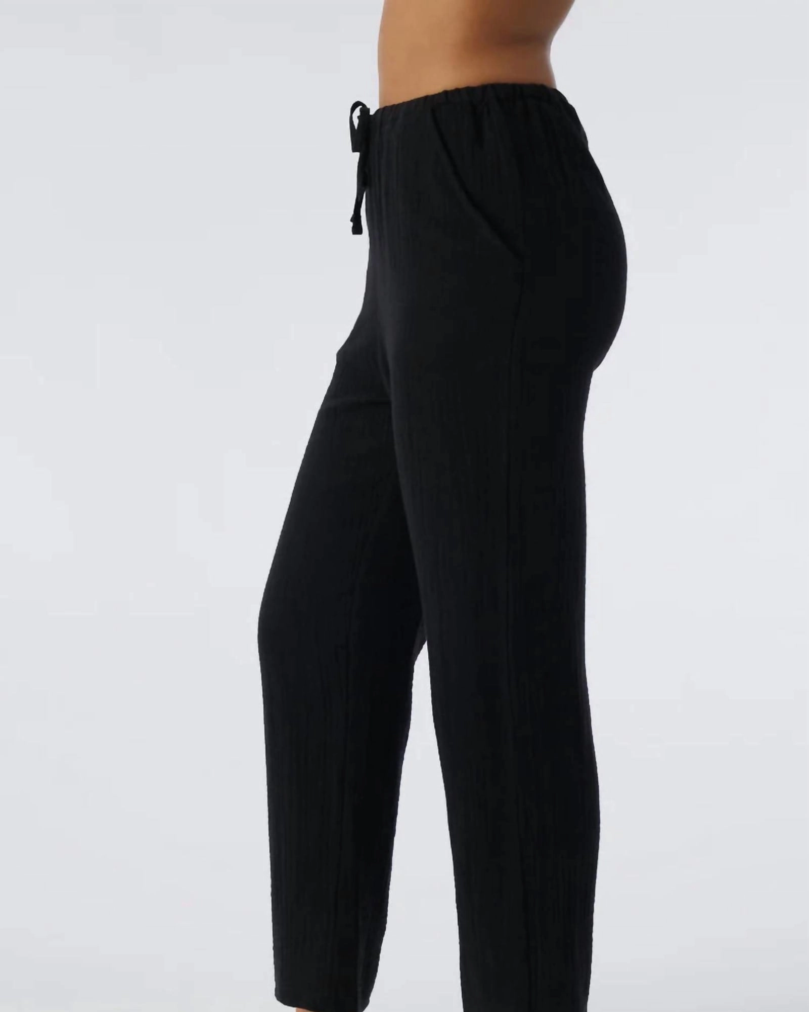 On The Go O'Neill Brenda Double Gauze Pants in Black | Black
