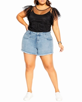 Off Duty Short | Denim Durable piece