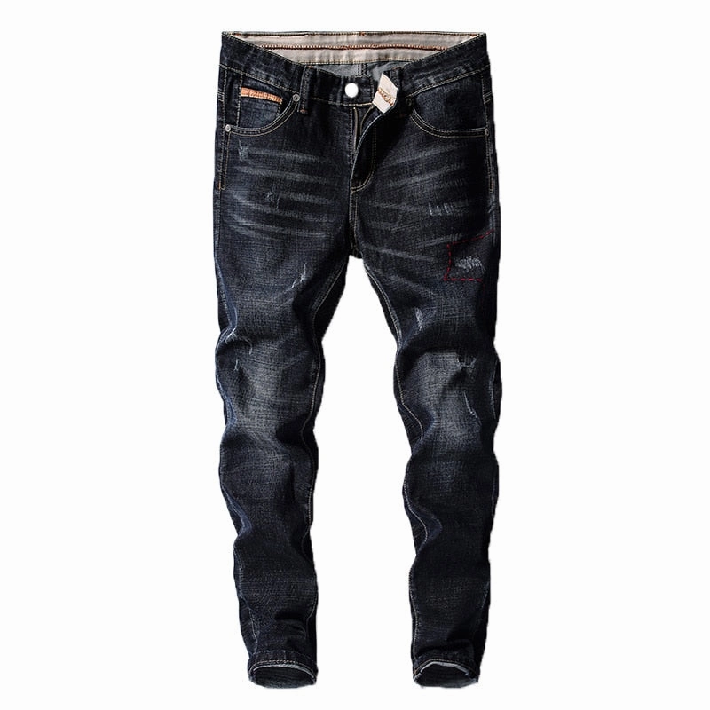 Street Smart West Louis? Fashion Slim Fit Cowboy Style Denim Jeans