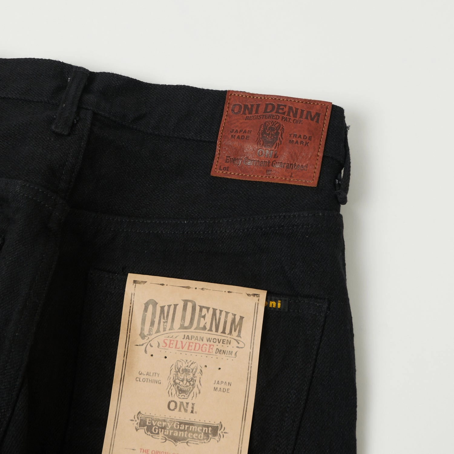 Fashion friendly Fit Ready ONI Denim 200ZR-BKBK 'Secret Denim' Wide Straight Jean - Black One Wash